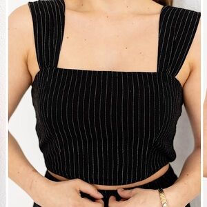 Pin striped tank